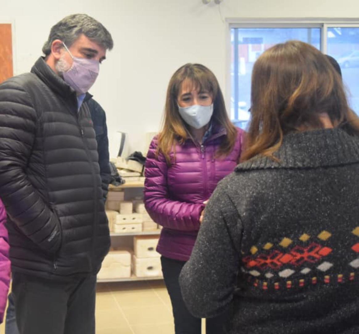 Roxana Reyes se reunió con Gardonio en San Julián