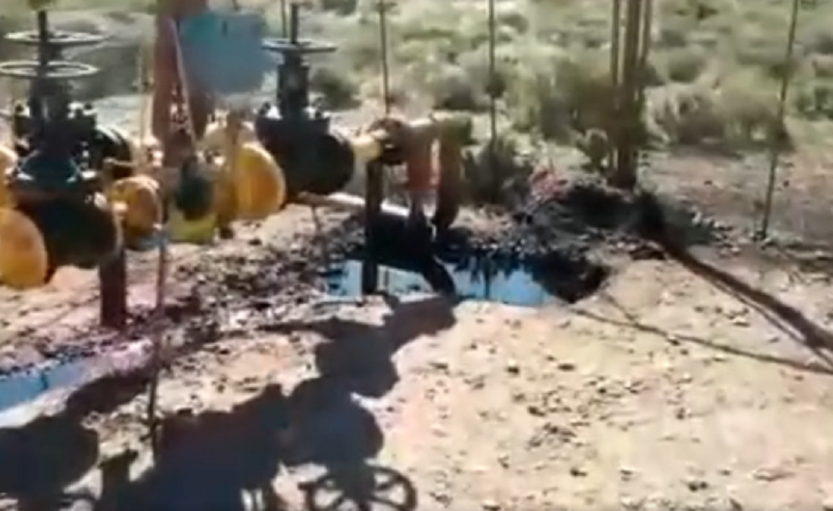 Petroleros denuncia contaminación por hidrocarburos en Cañadón Seco