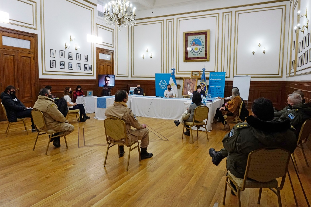 Reunión del COE Provincial: en Caleta Olivia continuaremos con el 