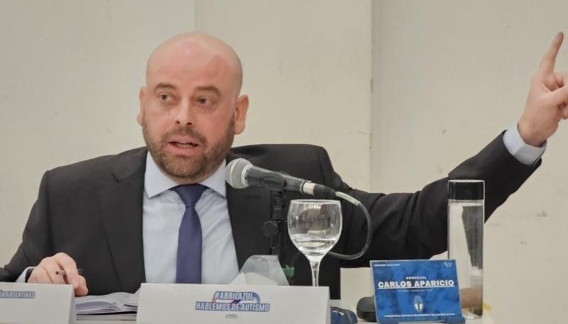 Aparicio destacó que detuvo la sesión 