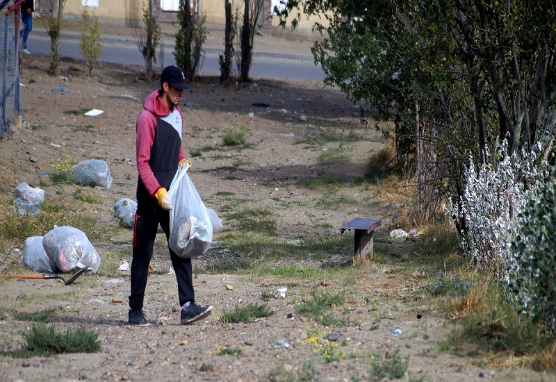 Culminó un nuevo operativo de limpieza en el barrio 3 de febrero. 