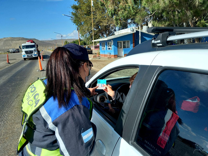 Controles de ingreso a la provincia en Ramon Santos