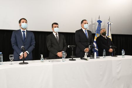 El Gobierno de Santa Cruz participó del acto institucional del 137º Aniversario de Puerto Deseado