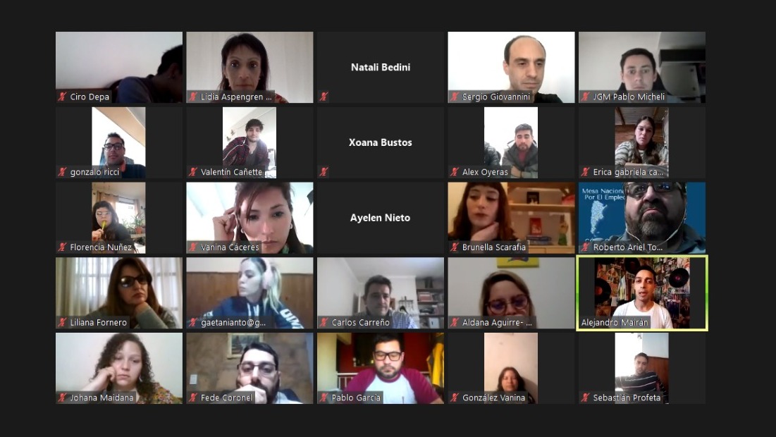 La Subsecretaría de Políticas Laborales participó de un Zoom con 250 jóvenes de todo el país 