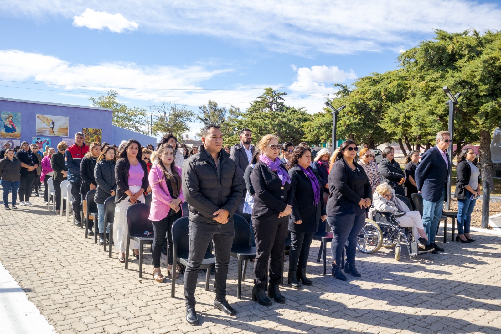 Se realizó la Marcha “8M Alzamos la voz” en Cañadón Seco
