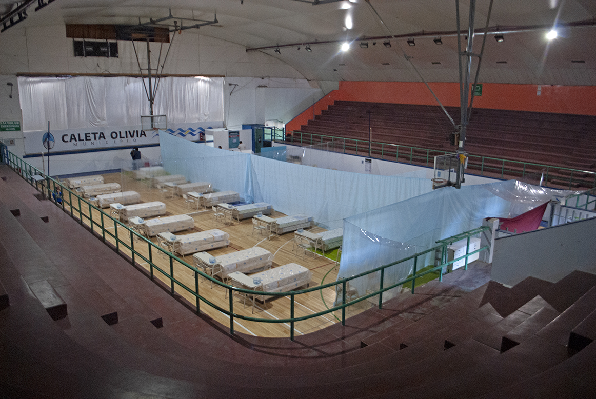 En el Complejo deportivo Municipal comienza a funcionar el primer centro de atención periférica Covid