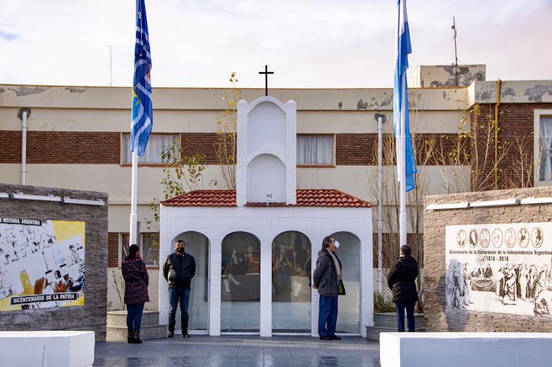 Cañadón Seco recordó a  Martín Miguel de Güemes