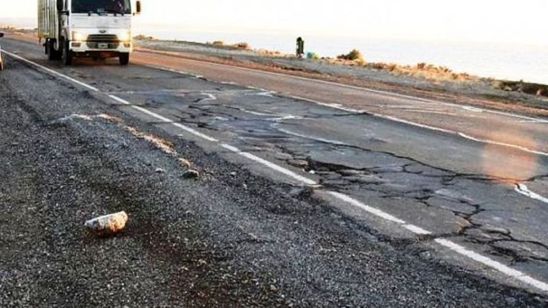 Ruta Nacional N° 3: Vialidad Nacional acumula 1 millón diario de multa por el mal estado de la ruta Comodoro -Caleta