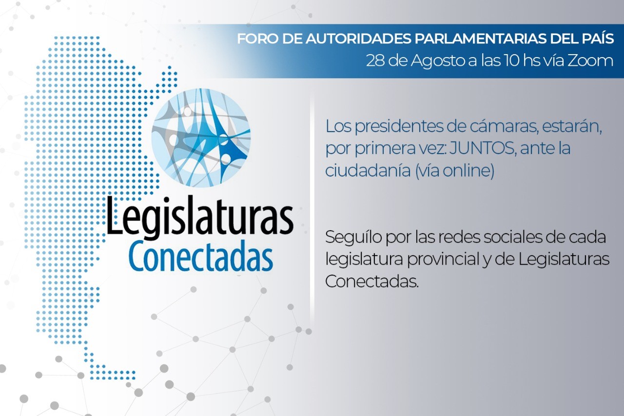 Eugenio Quiroga participará de la reunión del Foro de Legislaturas Conectadas  