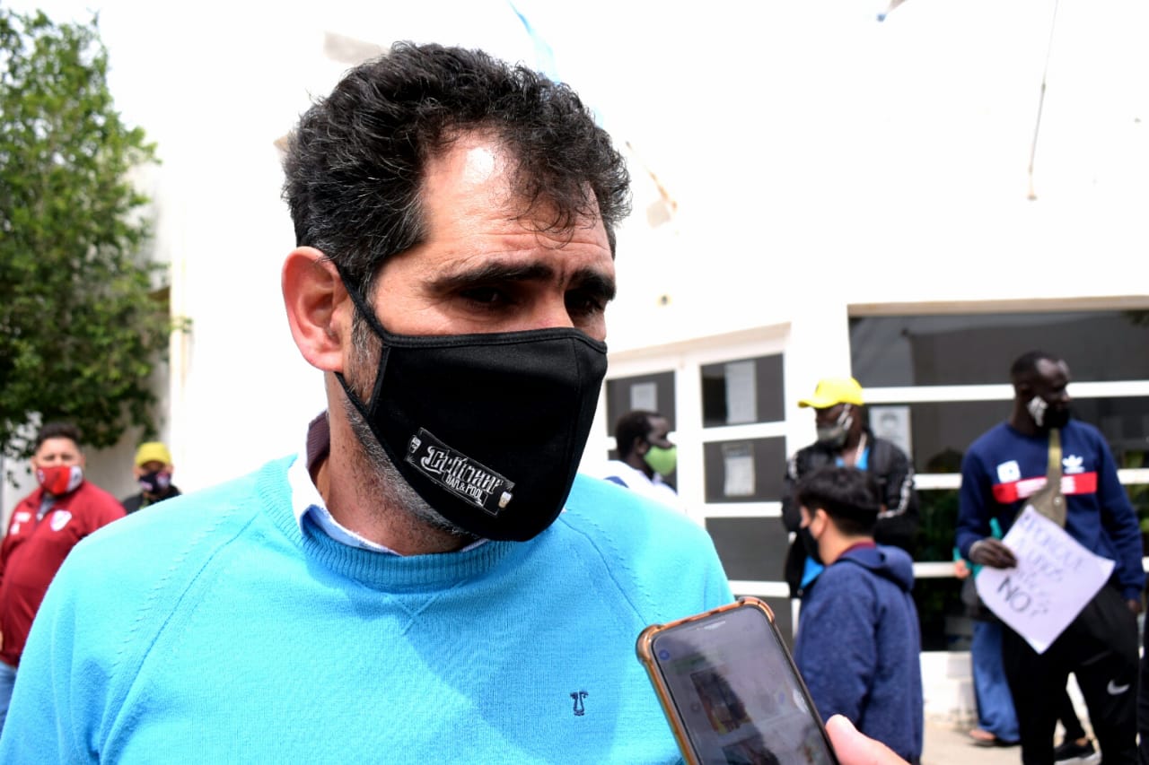 Manifestación de comerciantes: Cristian Bazán dijo que 