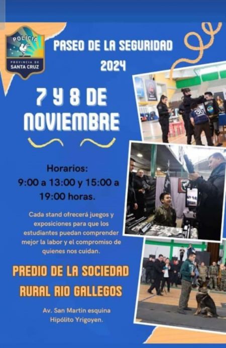 Paseo de la Seguridad 2024: Conmemorarán el 140° Aniversario de la Policía de Santa Cruz