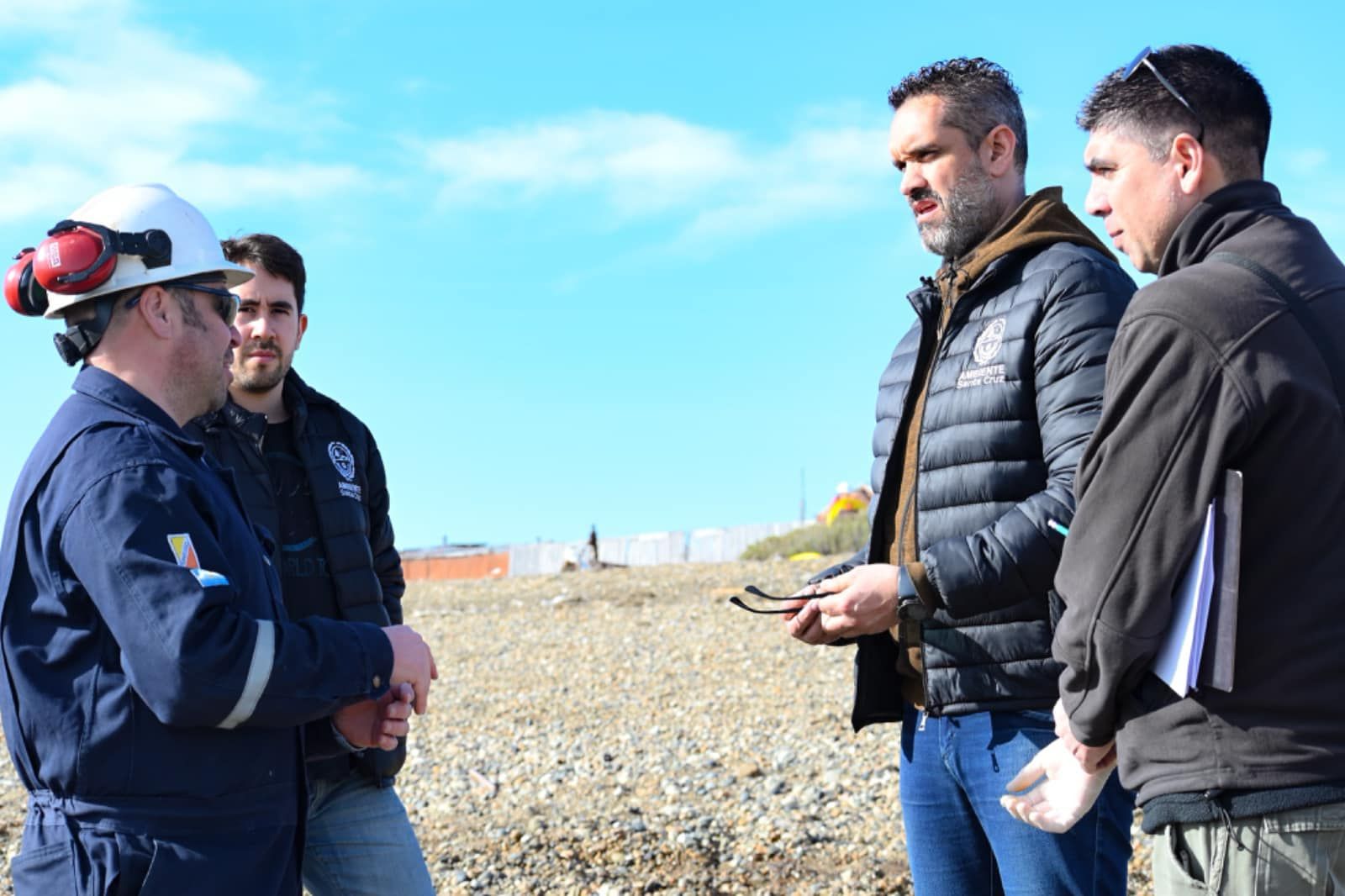 SPSE completó la reparación del acueducto principal de Las Heras