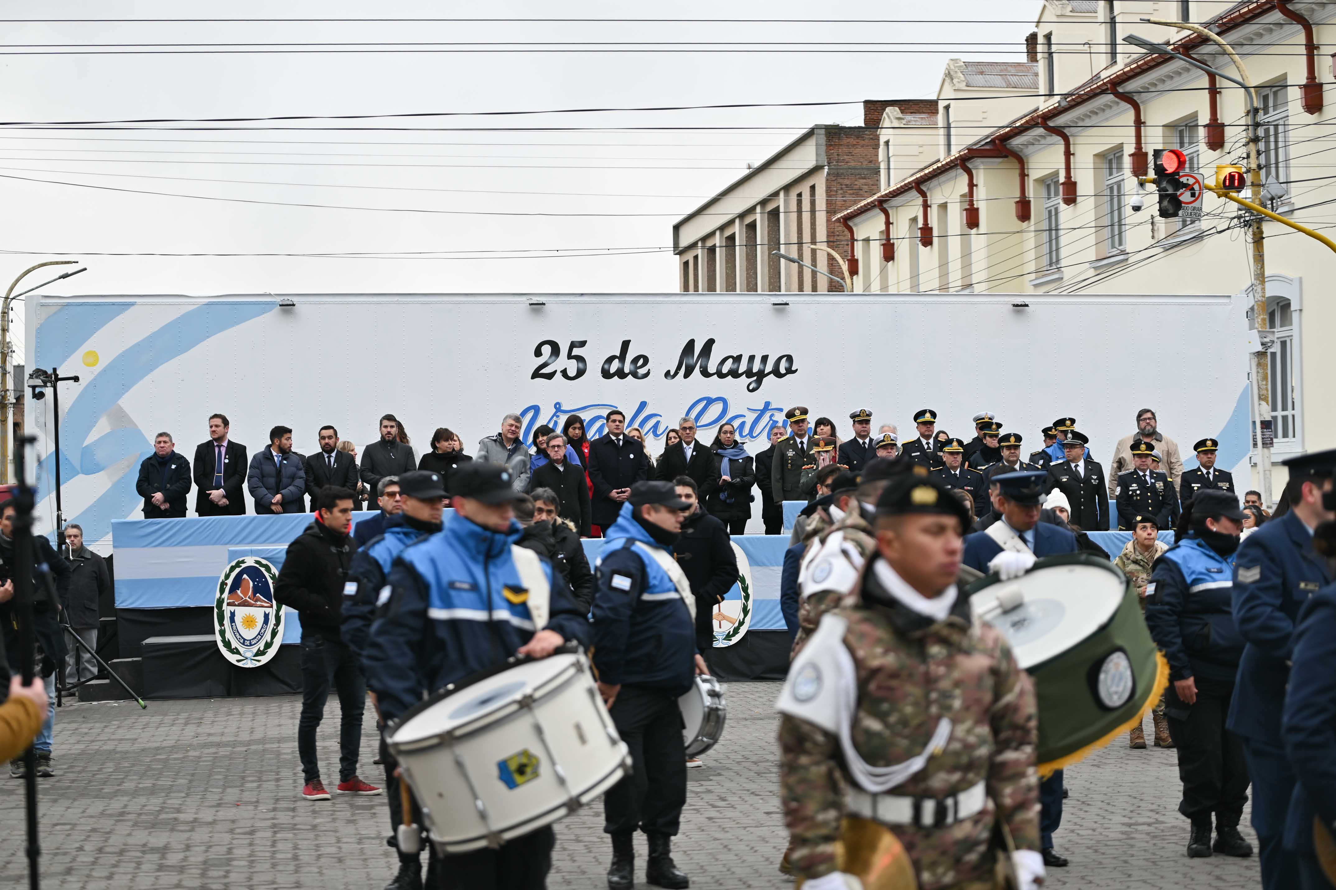 El Gobierno de Santa Cruz participó en los actos oficiales por la Revolución de Mayo en Río Gallegos