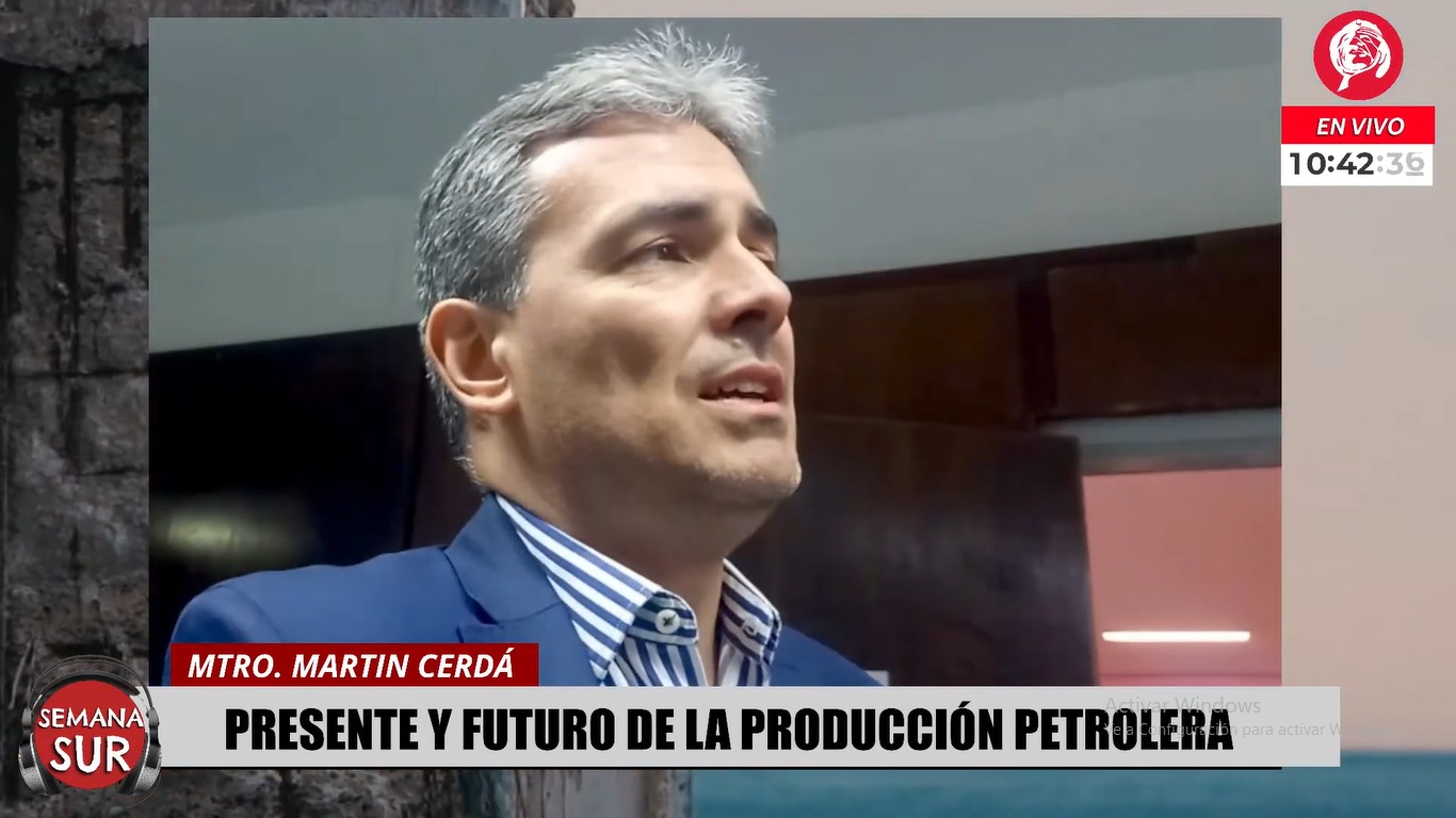 Para Cerdá, el crudo de nuestra cuenca es pieza clave en refinación petrolera en Argentina