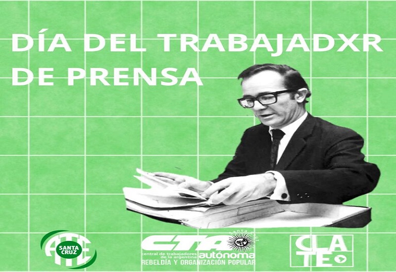 ATE saluda a los trabajadores de prensa en su día y destaca avances en la provincia de Santa Cruz