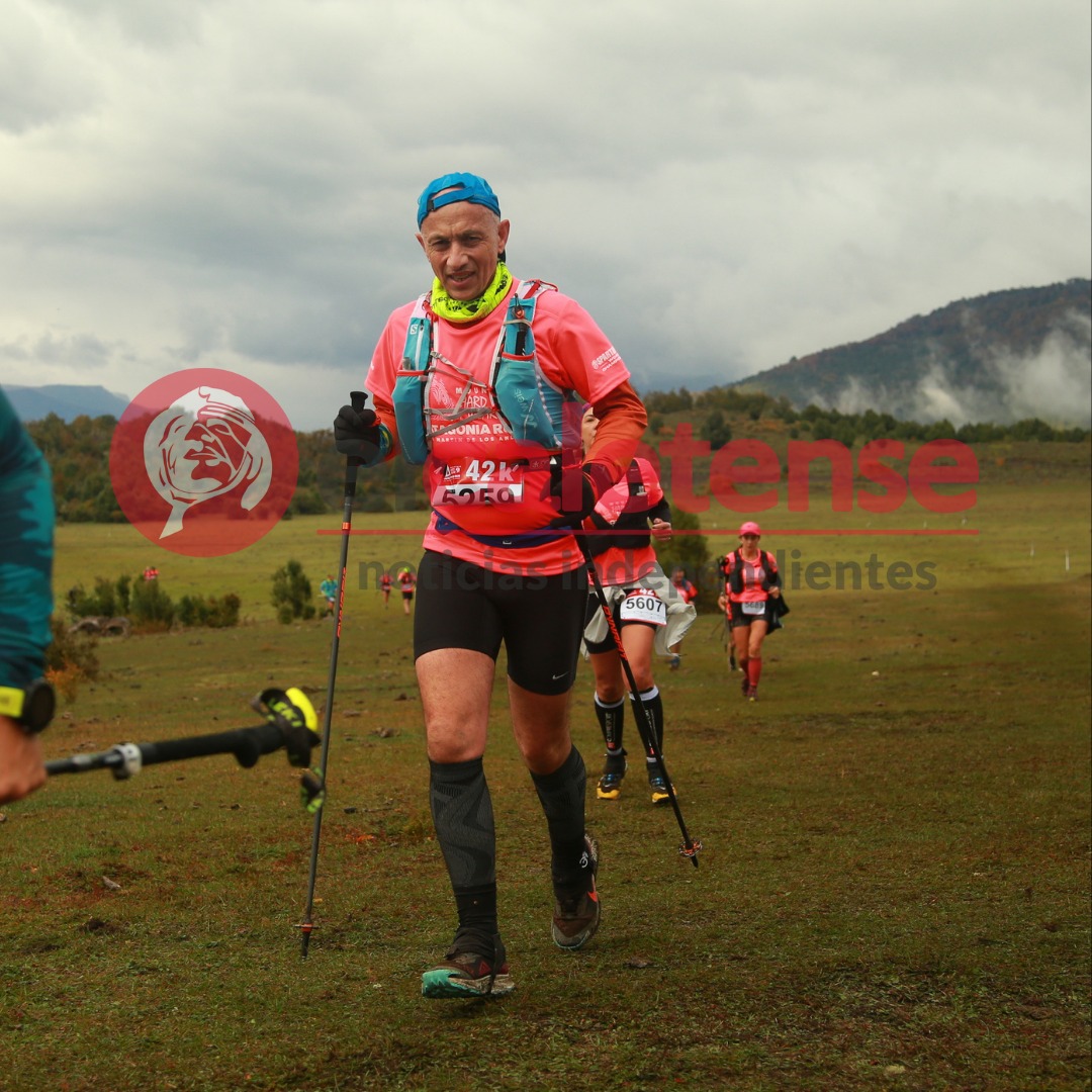 Cotillo encabezó a un grupo de runners caletenses que compitieron en San Martin de Los Andes