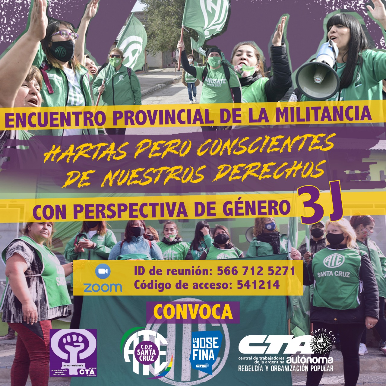 El Movimiento de mujeres de ATE y la CTA A y otro grito por 