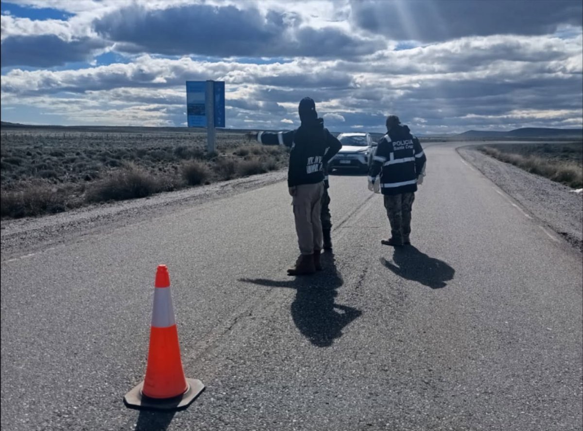 La Policía de Santa Cruz controló rutas y zonas rurales del norte provincial