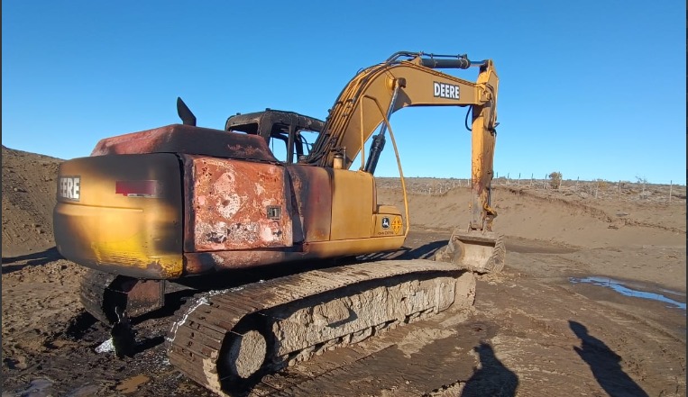 Vidal cuestionó el incendio de maquinaria de Vialidad en El Calafate