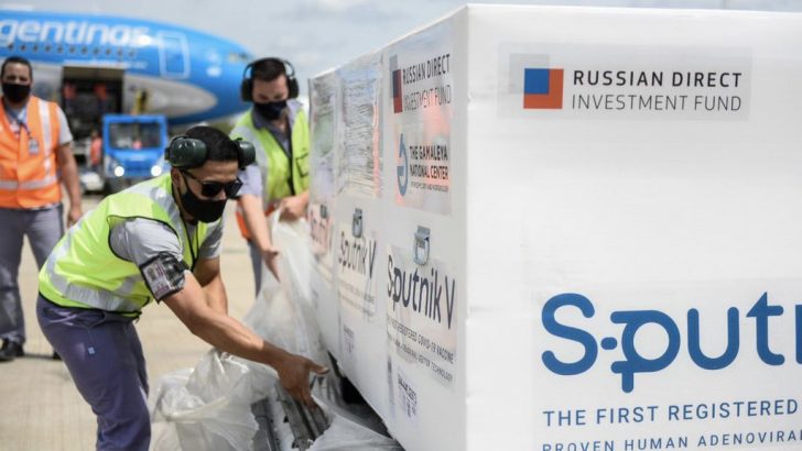 Llegaron un total de 4.467.745 dosis: un nuevo vuelo desde Rusia arribo al país con casi 500 mil dosis de la vacuna Sputnik V