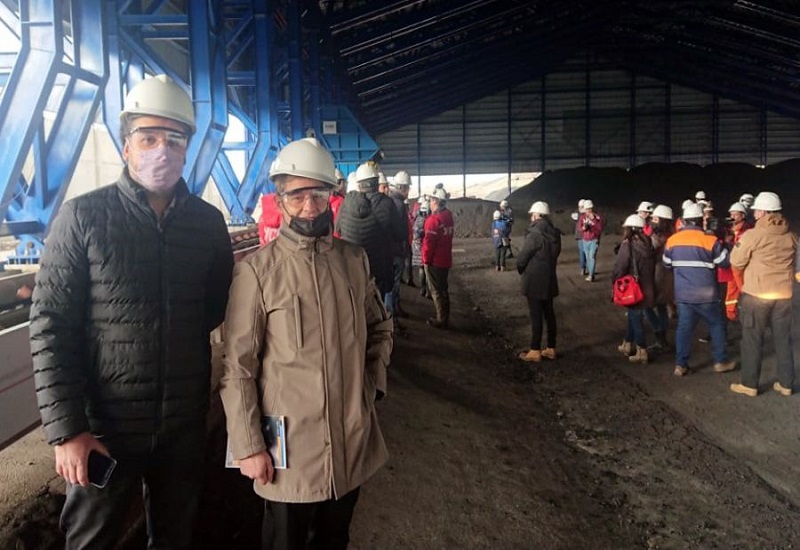 Autoridades del Instituto de Energía participaron de la prueba de soplado de la termousina de 240 MW en Río Turbio