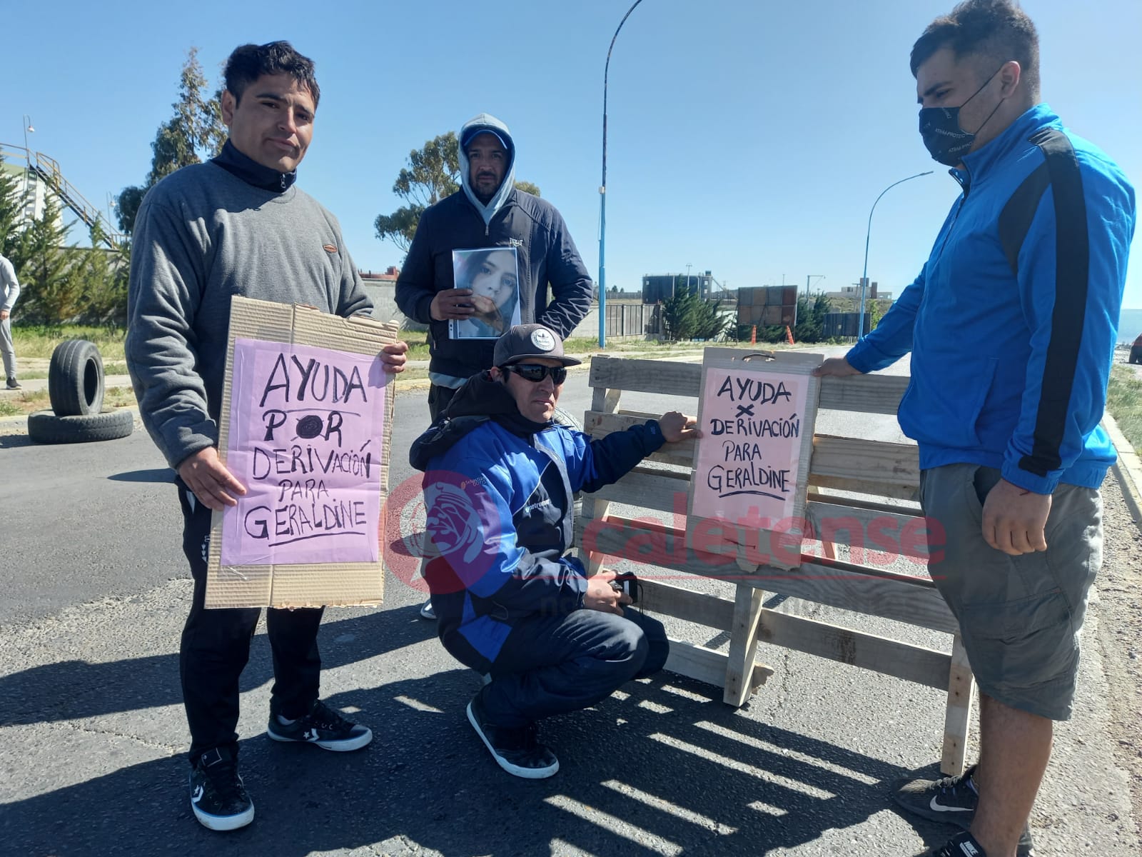 Los familiares de Geraldine se trasladaron al hospital de forma pacífica y piden a la comunidad que recen por su hija