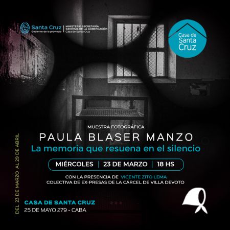 Muestra fotográfica de Paula Blaser Manzo en la Casa de Santa Cruz 