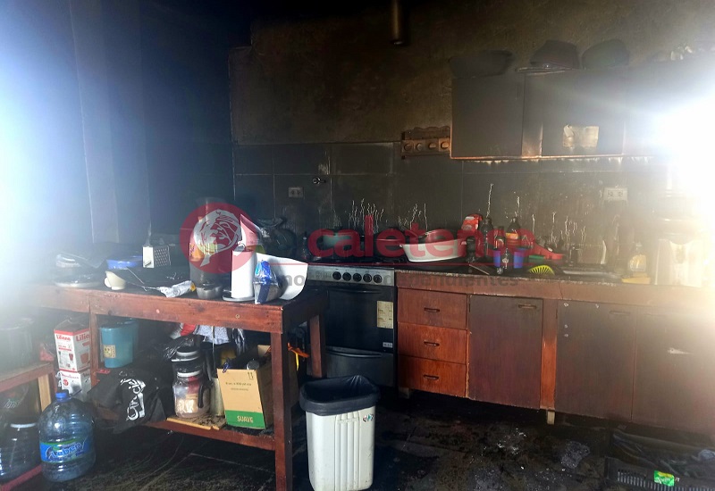 Incendio en zona de chacras: una familia perdió todo y pide ayuda