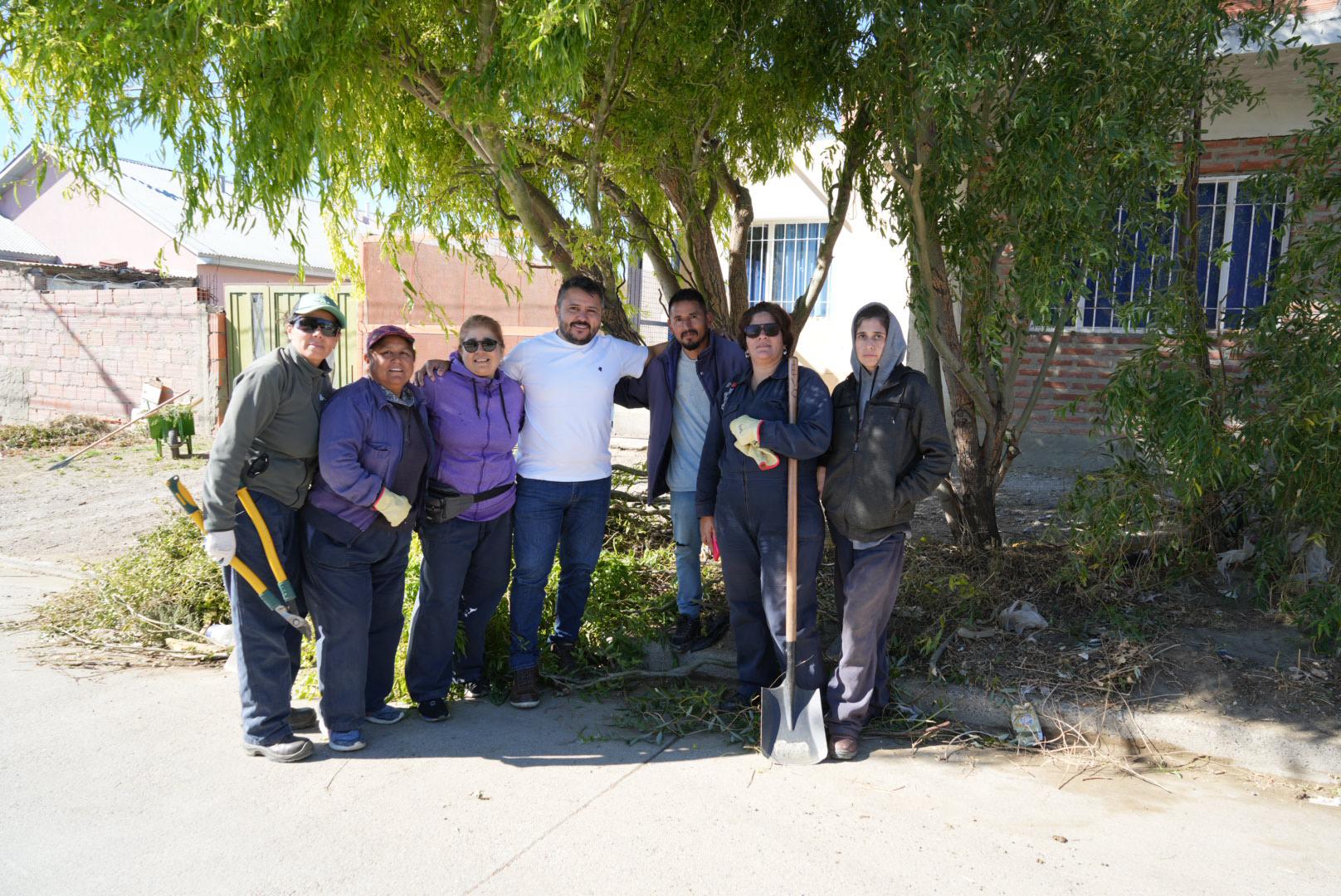 Se extiende una semana más el operativo de limpieza en barrio Rotary 23