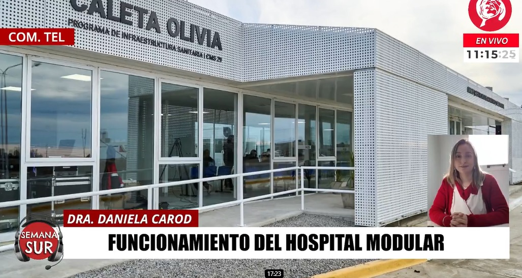 Todos los detalles sobre la atención del Hospital Modular de Caleta Olivia: Atención Primaria Integral y Coordinada 