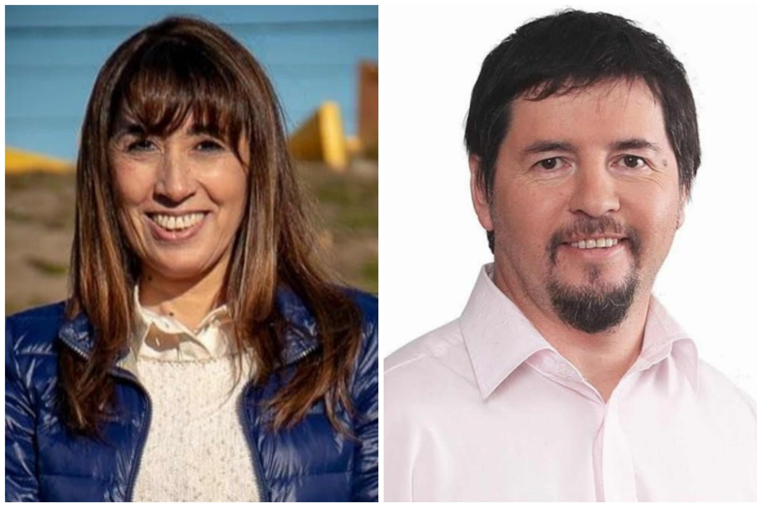 Roxana Reyes y Pedro Muñoz visitaron Caleta Olivia, de cara a las PASO