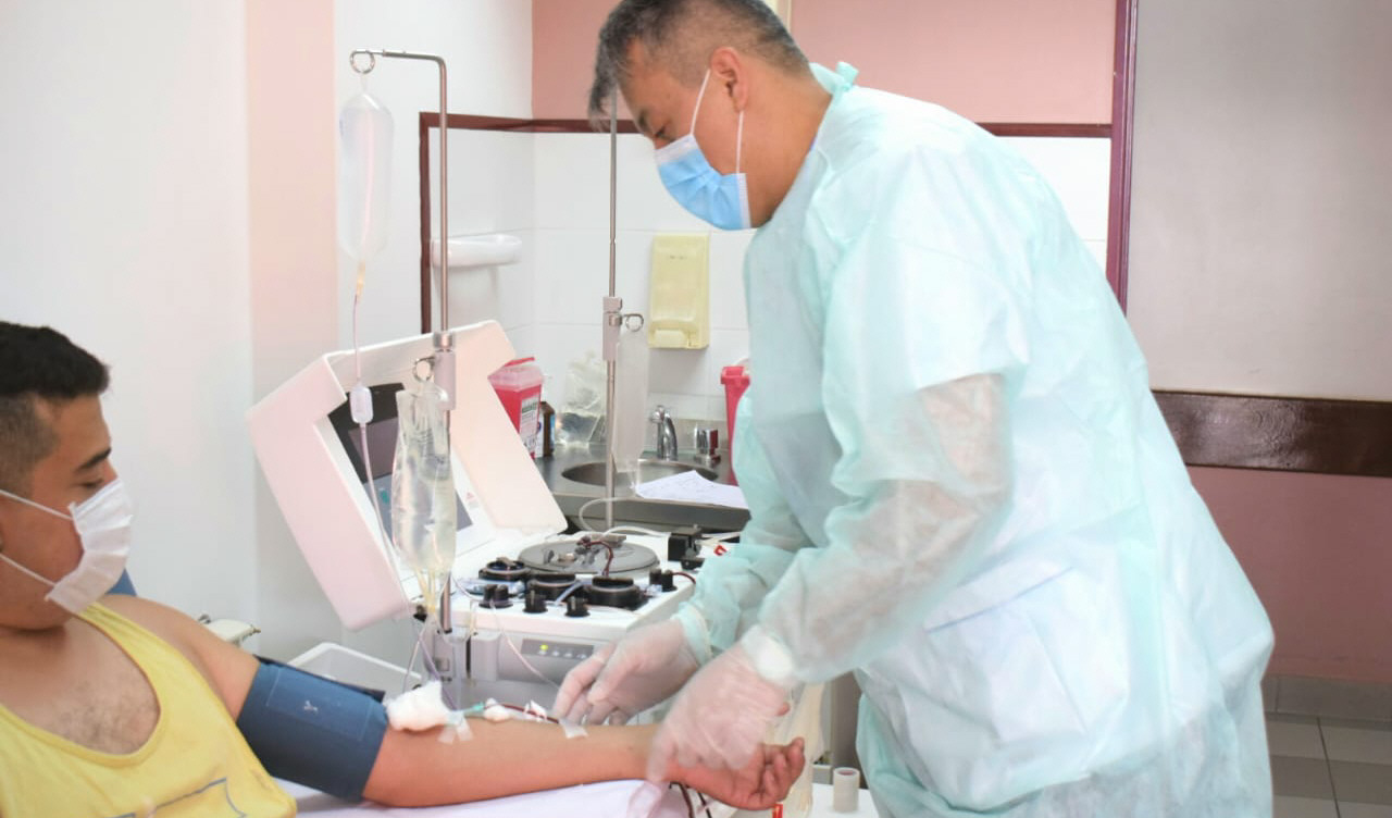 El servicio de hemoterapia del hospital volvió al hospital por falta de luz en la Liga Norte