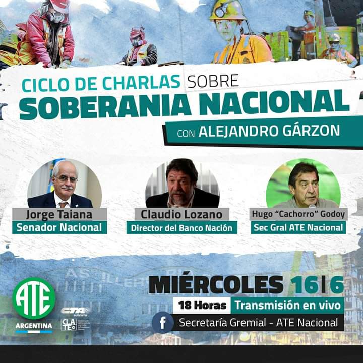 Alejandro Garzòn coordina una charla con Taiana, Lozano y Godoy