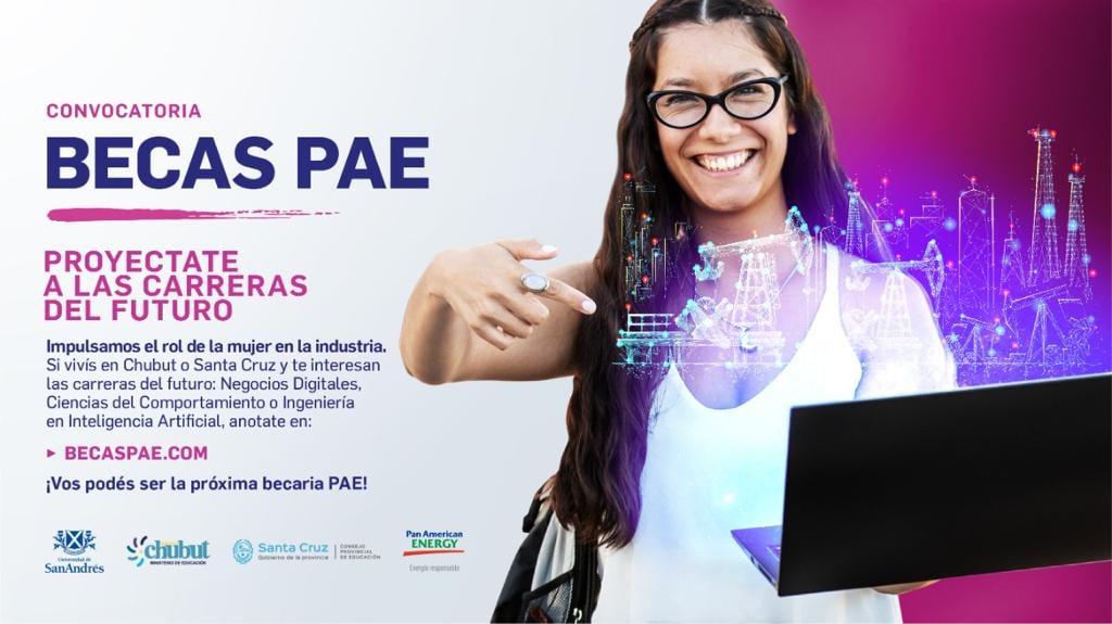 PAE y UdeSA ofrecen becas a mujeres que deseen estudiar las carreras del futuro