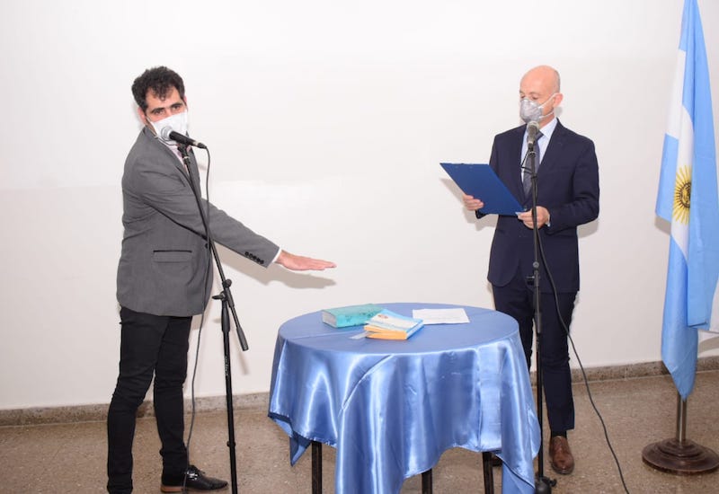 Asumió Cristian Bazan como concejal y afirmo que 