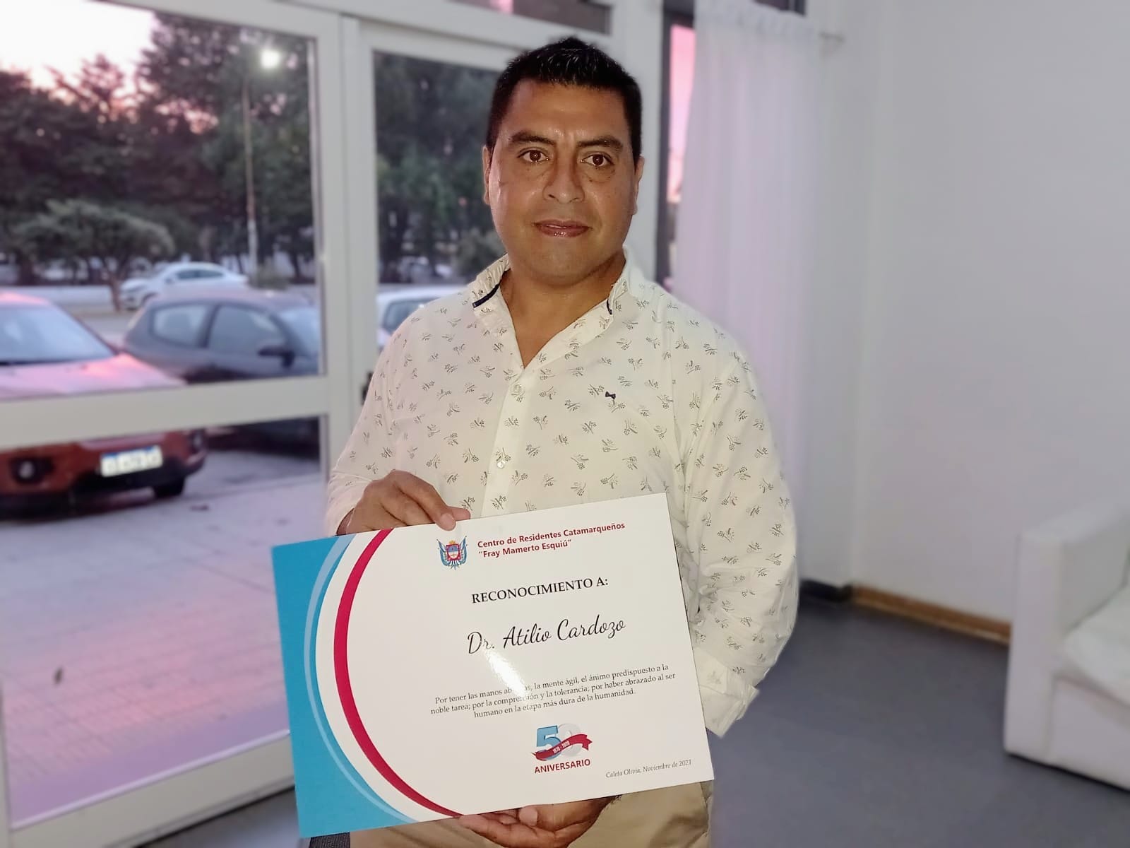 El doctor Atilio Cardozo atendió más de 5 mil pacientes con COVID y pidió a los caletenses que valoren la vida