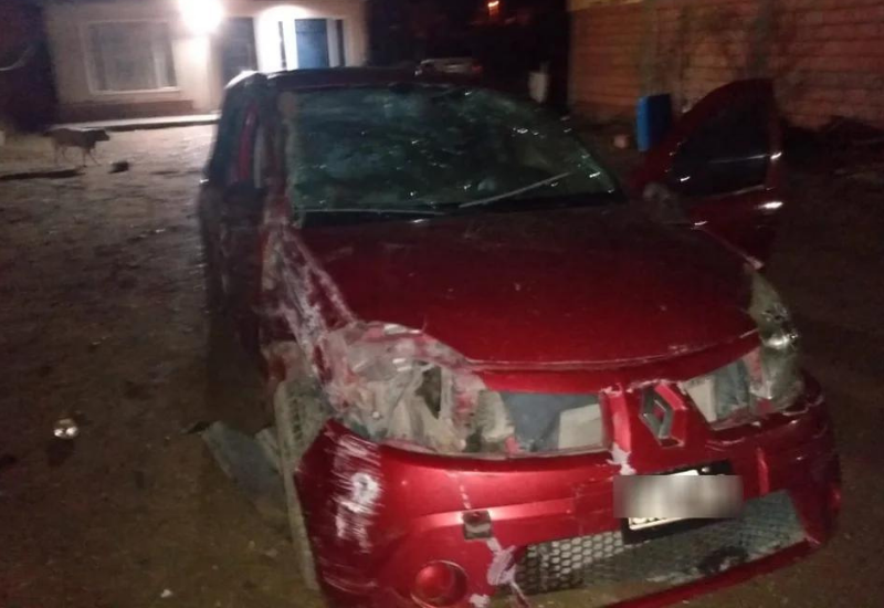 Manejaba borracho, volcó y escapó pero después apareció en la comisaría