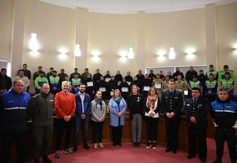 Capacitaron a agentes de control y fiscalización de El Calafate