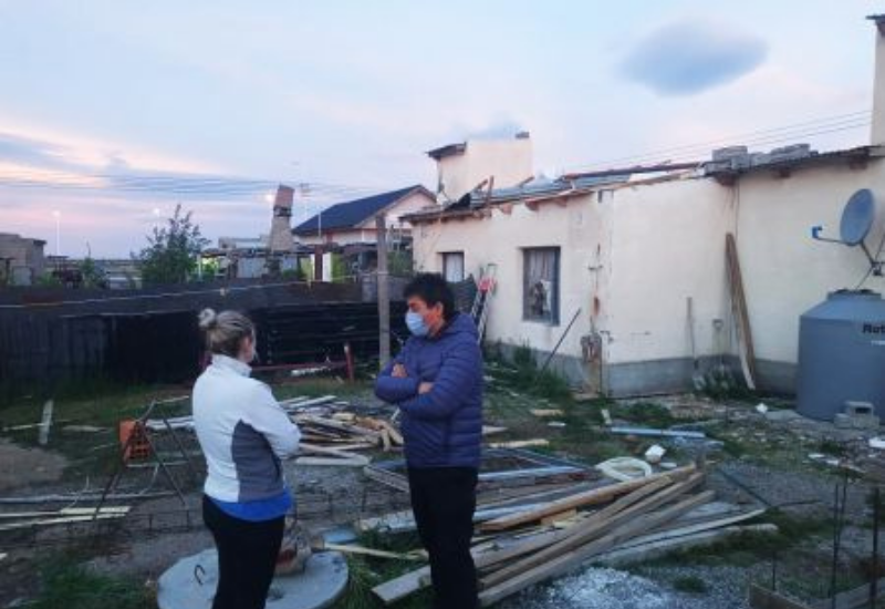 Autoridades provinciales recorrieron Koluel Kayke en el contexto de la emergencia climática