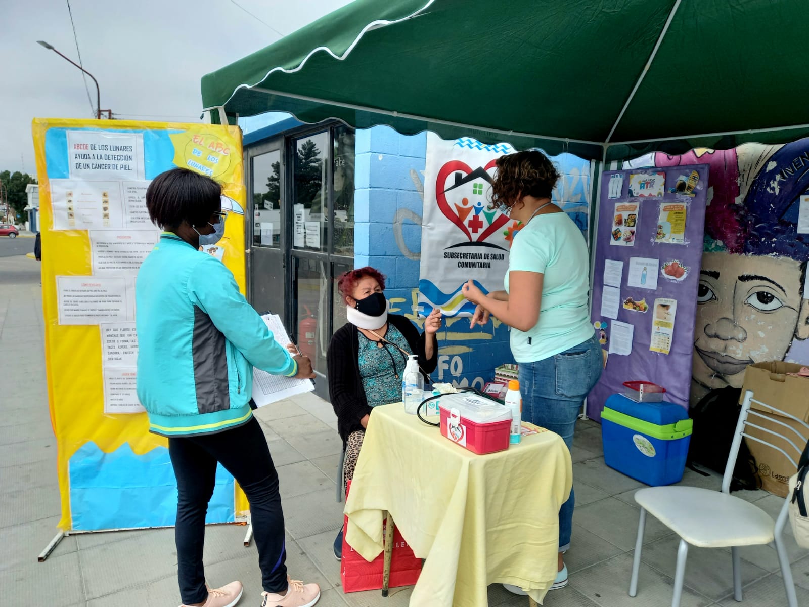 Desde el municipio realizaron jornada al aire libre sobre cuidados de la piel