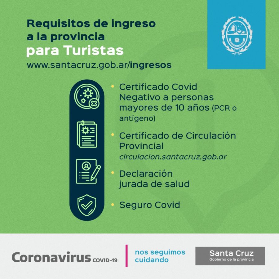 Ingreso a Santa Cruz: Requisitos a tener en cuenta en las vacaciones de invierno