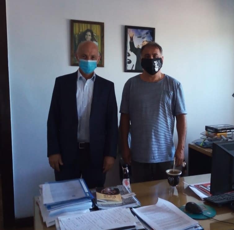 Cotillo se reunió con el subsecretario de obras públicas y avanza en proyectos para ejecutar en Caleta