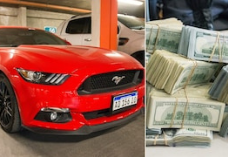 Infidelidades, una amante despechada y bienes imposibles de justificar: la caída del narco del Mustang rojo con dos millones de dólares en efectivo