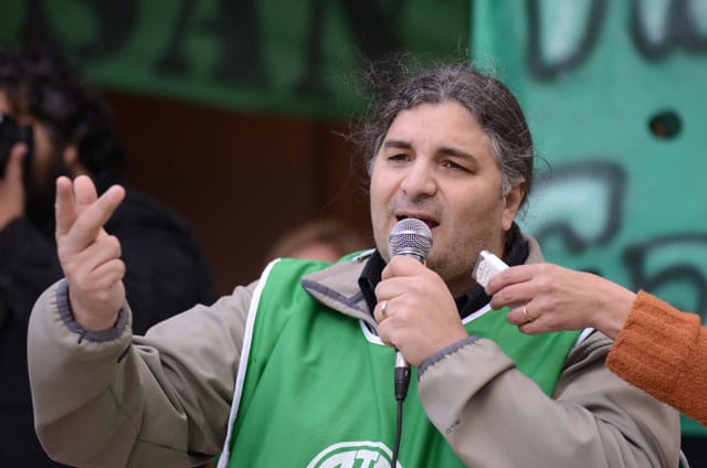 El secretario gremial de ATE nación, Alejandro Garzón, dijo que 