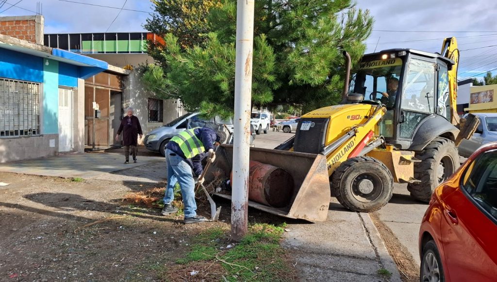 Concluyó el operativo de limpieza en barrio San Martín