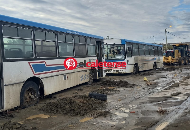Por la lluvia: Urbano suspendió el servicio en el barrio Bontempo hasta nuevo aviso. 