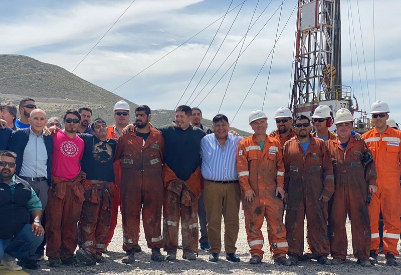 Ávila: “Con este nuevo Perforador llegamos a 95 Equipos en la Cuenca”