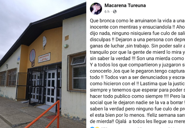 “Le arruinaron la vida con mentiras”: la pareja del portero acusado en Caleta Olivia rompió el silencio
