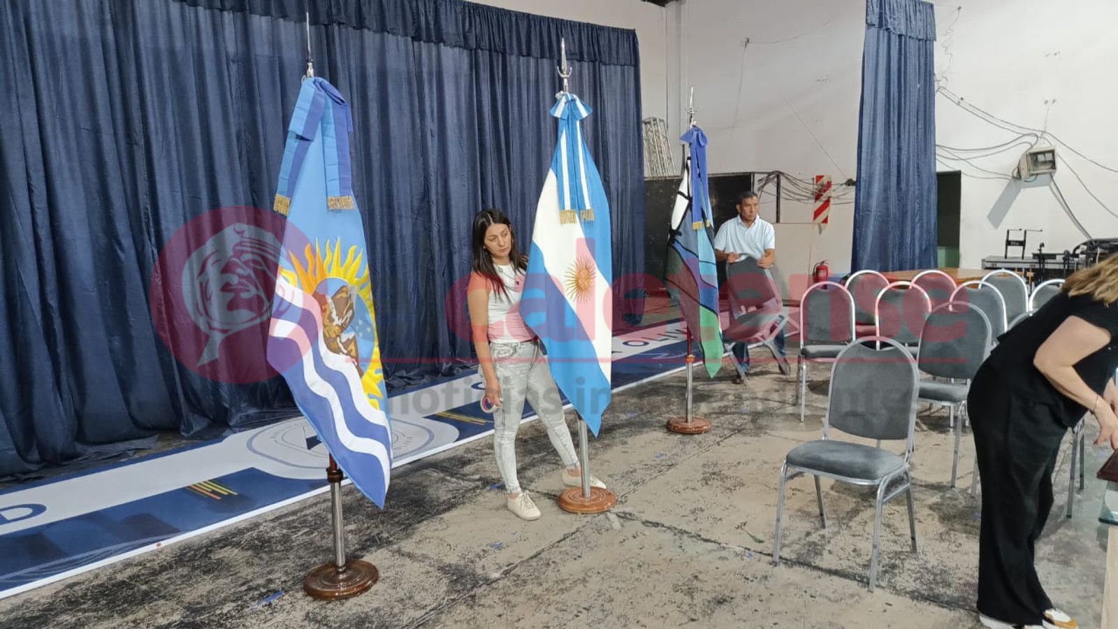 Caleta Olivia: el intendente electo jura en el Complejo Deportivo 