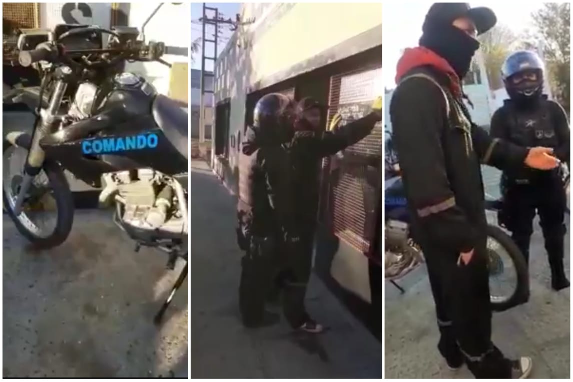 Un policía le chocó la moto y lo acusó de haber cruzado un semáforo en rojo